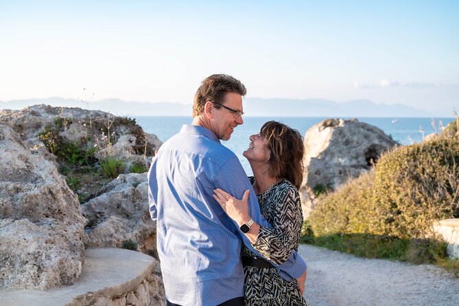 1 Hour Private Photoshoot in Rhodes - Kato Petres Beach at golden hour