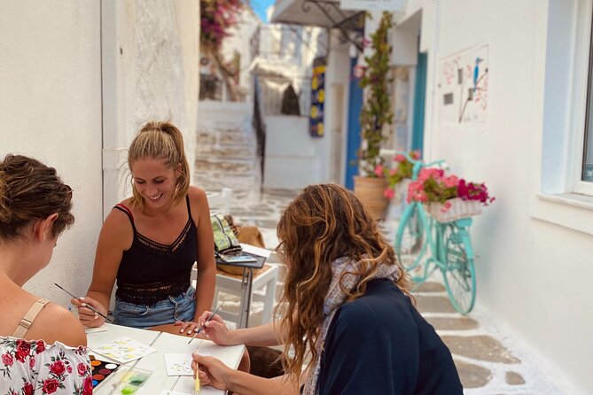 1 Hour Watercolor Workshop in Parikia Paros! - Why this small Parikia workshop works so well