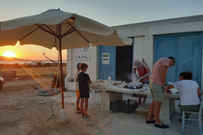 3-Hour Marble Workshop Creating your own Souvenir out of ( Paros ) Marble - Key points to know before booking