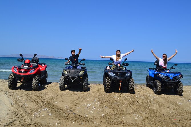 5Hour Safari Tour in Crete(Heraklion)with Quad,Jeep,Buggy & Lunch - Karteros Gorge, tavern lunch, and the sea