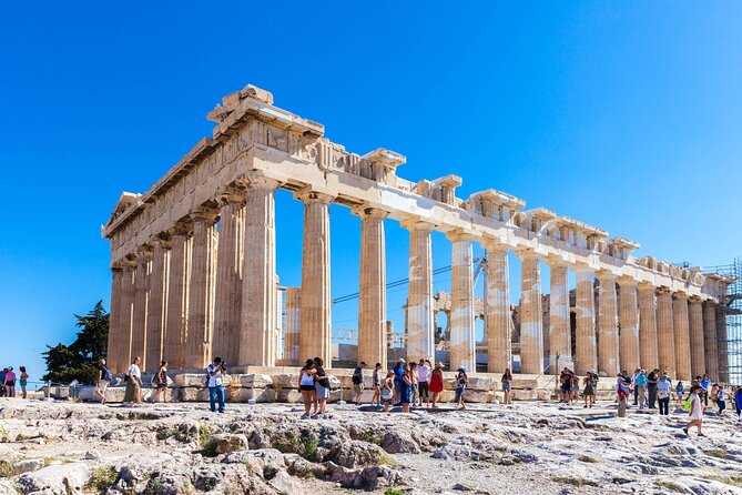 Acropolis & Parthenon Admission Ticket w/ self guided audio tours - The climb to the monuments