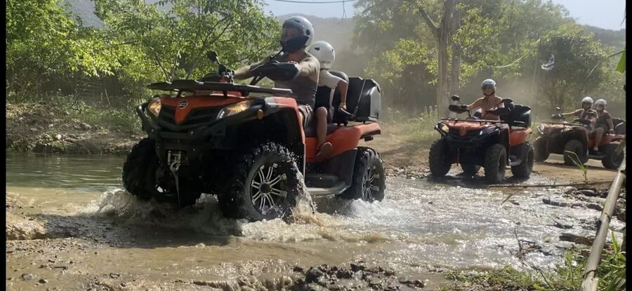 Agia Pelagia Crete Quad Bike authentic backland Tour - Getting ready at Quad Safari Peninsula