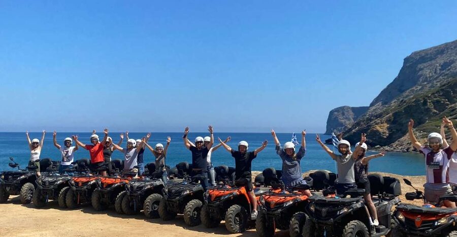 Agia Pelagia Crete Quad Bike authentic backland Tour - Achlada and its nearly empty village