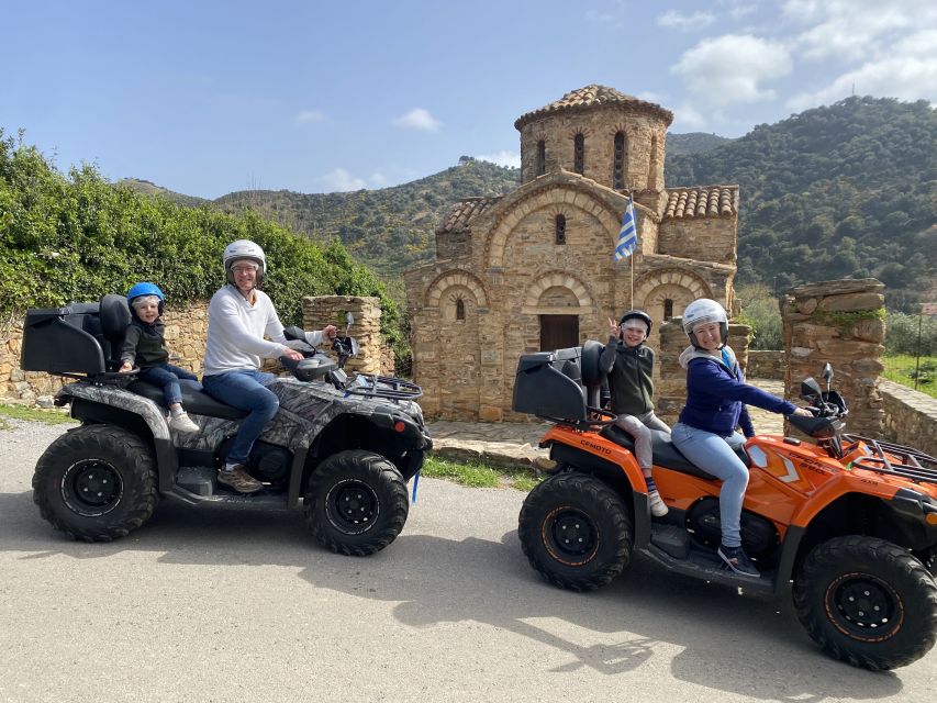 Agia Pelagia Crete Quad Bike authentic backland Tour - The olive mill: a useful taste of Cretan food culture