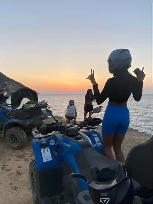 Agia Pelagia: Sunset or Morning Quad Tour & Ghost Town Visit - Price, timing, and practical value