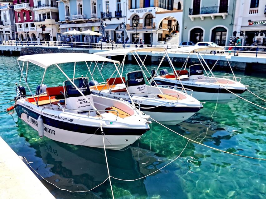 Agios Nikolaos: Motorboat or Speedboat Rental - Kolokytha Bay: the best stop for swimming