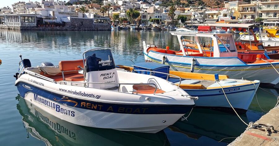Agios Nikolaos: Motorboat or Speedboat Rental - Agriomantra: shade, a gorge, and a picnic setting