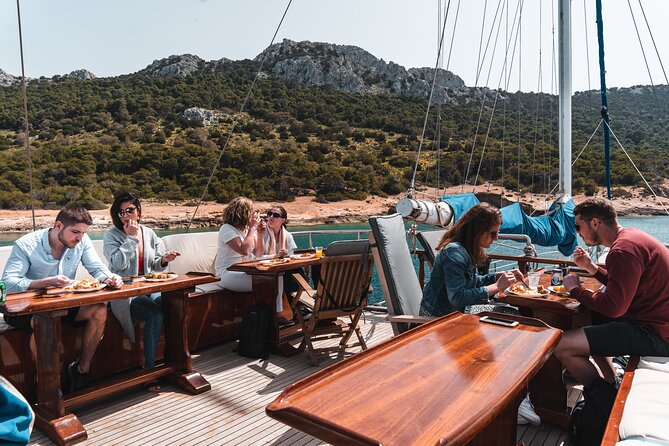 All Day Cruise -3 Islands to Agistri,Moni, Aegina with lunch and drinks included - Aegina: pistachios, ruins, and a short walk