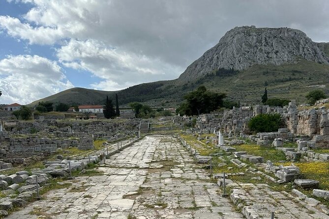 Ancient Athens Corinth Biblical Tour Following Paul 51.A.D - The Diolkos, an ancient engineering shortcut