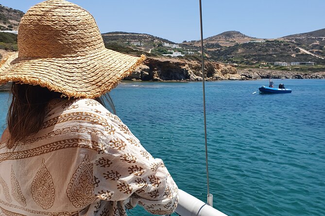 Antiparos & Despotiko Kaiki Cruise — Coves, Swim & BBQ - Antiparos cliffs and Mastihari Cave