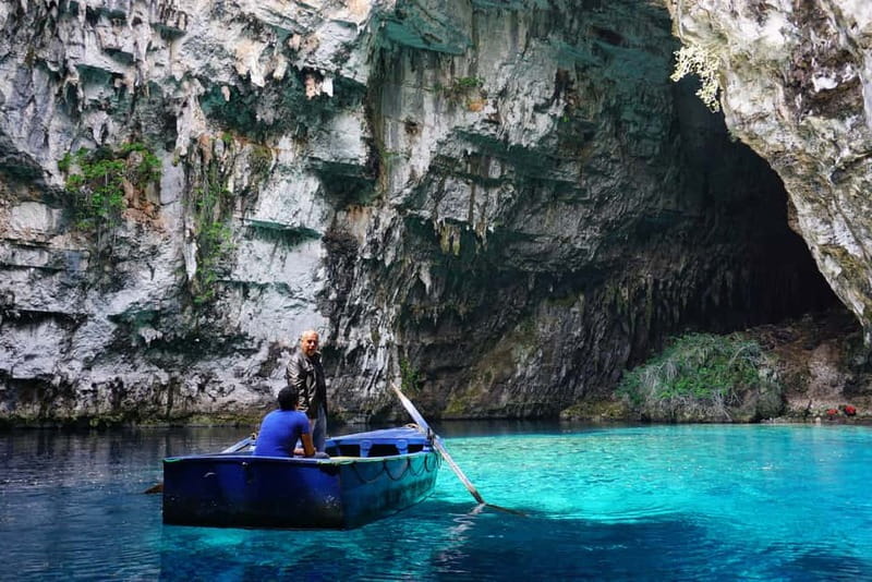 Argostoli: Shore Excursion to Caves with Local Wine Tasting - Melissani Lake and the short underground boat ride
