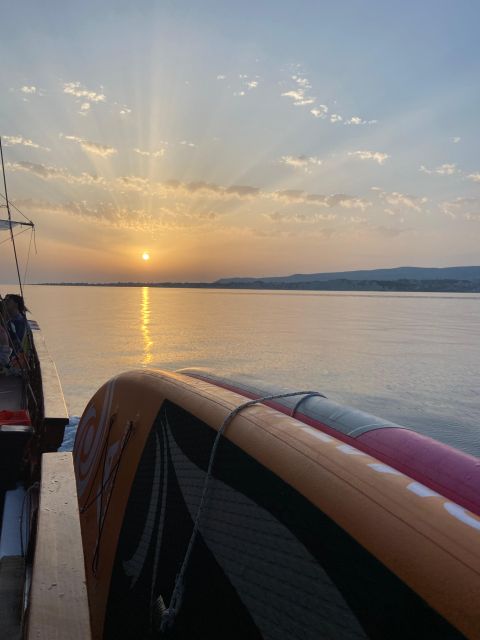 Argostoli: Sunset Cruise with Swim Stops, Dinner, and Wine - Swimming, snorkeling, and paddle boards