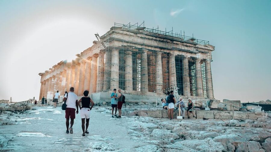 Athens: Acropolis and Mythology Highlights Small Group Tour - Starting beneath Hadrian’s Arch