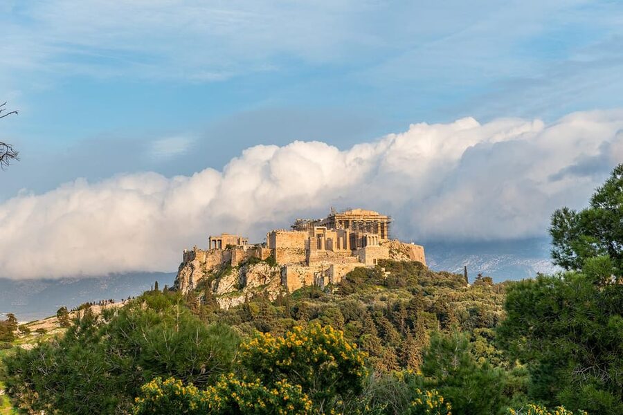 Athens: Acropolis and Mythology Highlights Small Group Tour - Climbing into the Acropolis