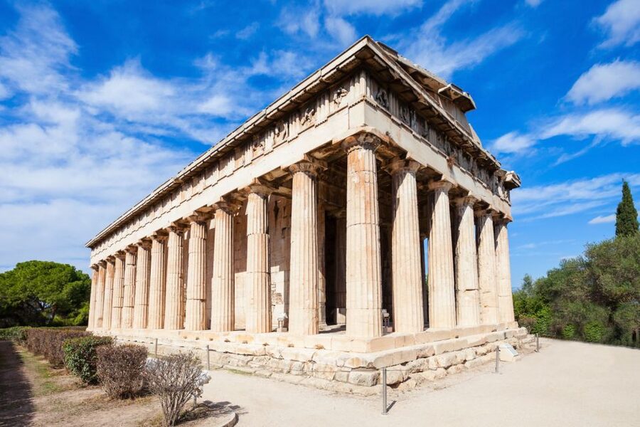 Athens: Acropolis and Mythology Highlights Small Group Tour - Walking down to the Ancient Agora