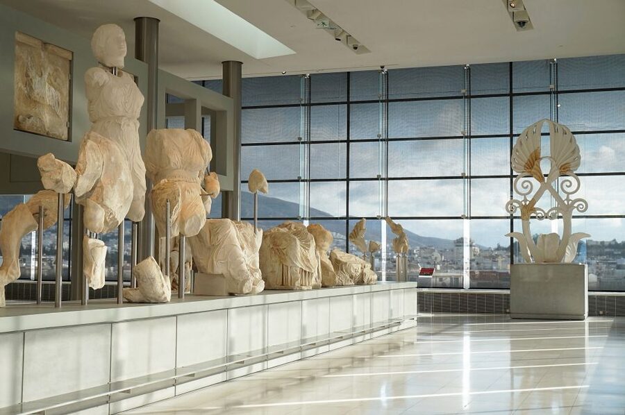 Athens: Acropolis Museum Ticket with optional Audio Guide - The ground floor and the excavation below