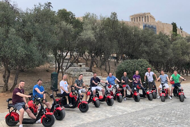 Athens Acropolis Official E-Scooter Guided Tour Fat E-Bike - Herod Atticus Odeon gives you the first Acropolis view