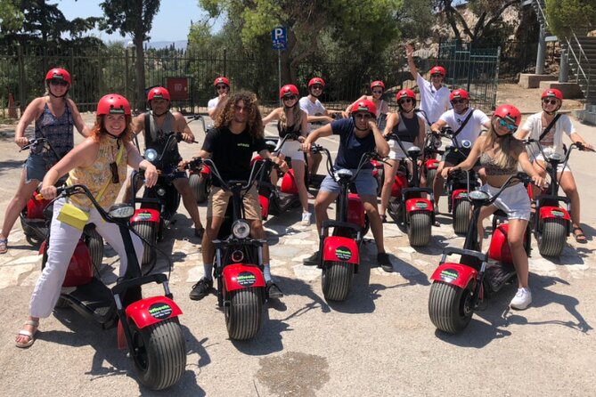 Athens Acropolis Official E-Scooter Guided Tour Fat E-Bike - The First Cemetery offers art and memory