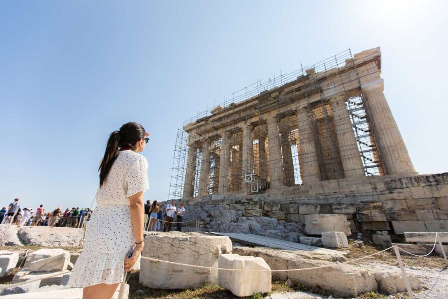 Athens: Acropolis Ticket & Optional Self-Guided Audio Tours - Arriving at the South Entrance