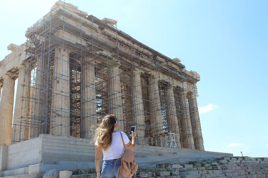 Athens: Acropolis Ticket with Multilingual Audio Guide - Starting at the Propylaea and climbing the hill