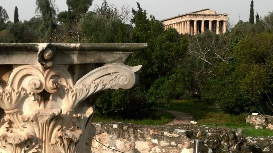 Athens: Agora and Hephaistos Temple Entrance Ticket - Walking first to the Temple of Hephaistos
