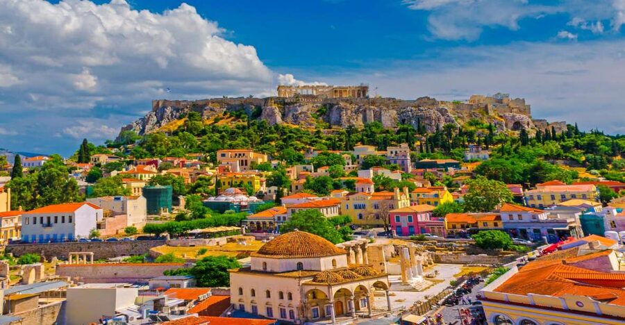 Athens and Piraeus Private Tour For Groups - Athens landmarks from the van and pavement