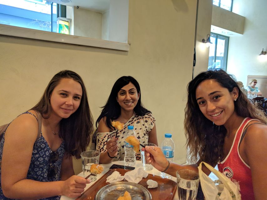 Athens: Authentic Greek Food Walking Tour - Evripidou: mezes, drinks, and a seated meal
