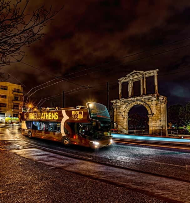 Athens: Big Bus Panoramic Night Tour by Open-Top Bus - Key points before you book