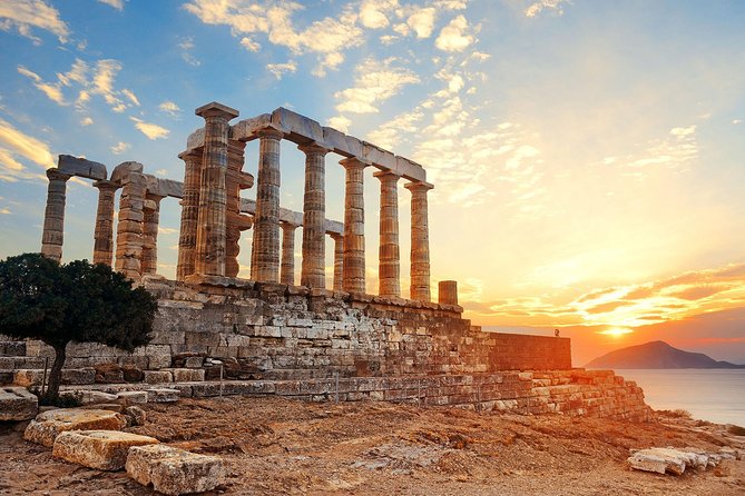 Athens: Cape Sounion and Poseidon Temple Sunset with Audio Guide - Thorikos theater and the old silver mines
