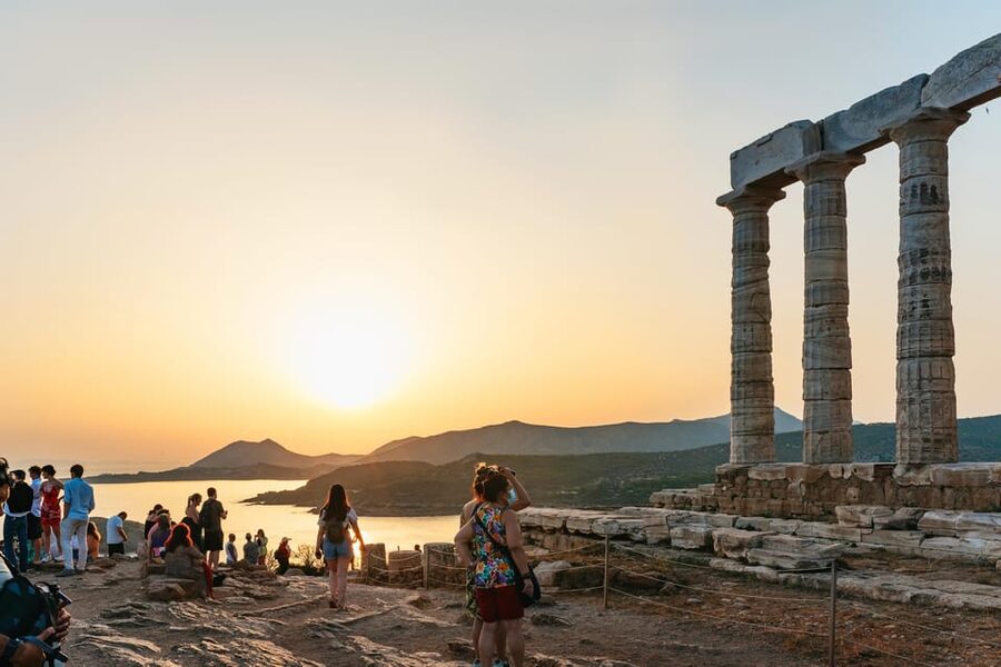 Athens: Cape Sounion & Poseidon Temple Sunset Half-Day Trip - Cape Sounion: open sea, wind, and a little breathing room