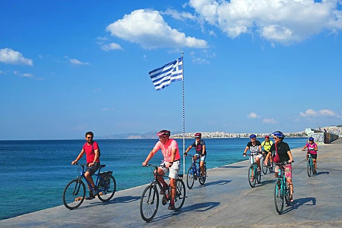 Athens City and Sea bike tour - Roman Agora, Tower of the Winds, and Fethiye Mosque