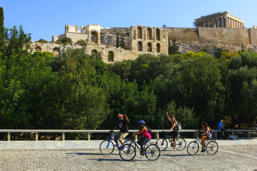 Athens: City Highlights Bike tour - Thiseio and Kerameikos: Athens away from the postcard line