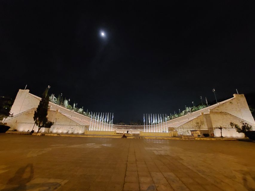Athens: City Highlights Nighttime Walking Tour in Spanish - Hadrian’s Arch and the Temple of Zeus