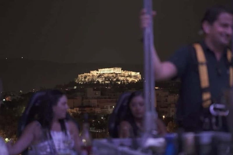 Athens: Dinner in the Sky Experience - The social side of a 22-person table