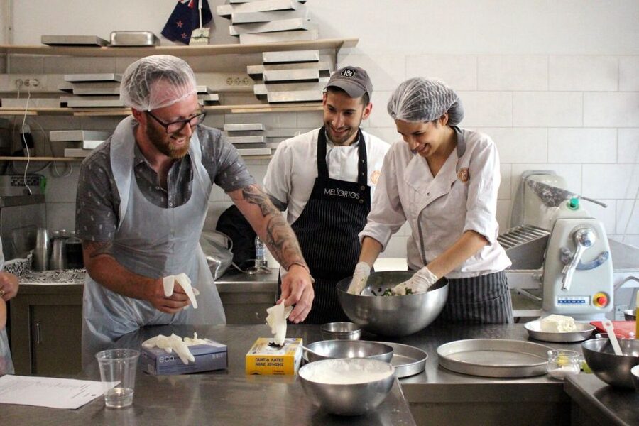 Athens: Greek Cooking Class & Dinner on a Rooftop - Taking dinner to the rooftop