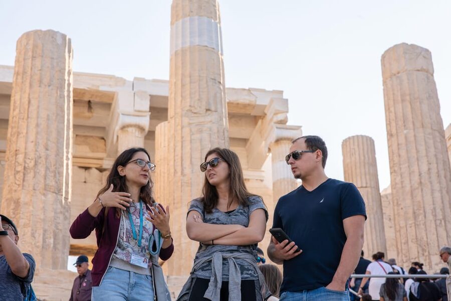 Athens: Guided Tour of Acropolis & Parthenon with Tickets - Propylaea and the formal gateway