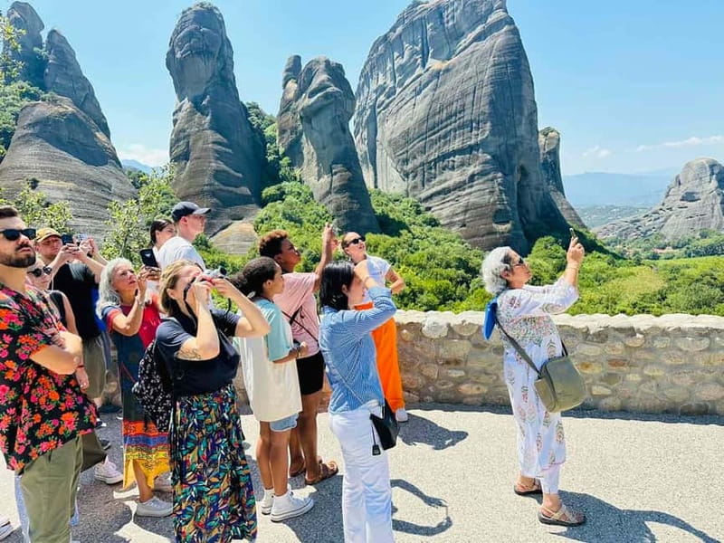 Athens: Guided Tour to Meteora Monasteries & Hermit Caves - Guides make the difference on a tight schedule