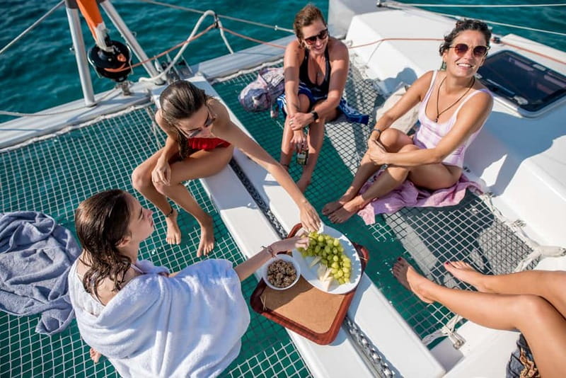 Athens: Half-Day Morning Catamaran Cruise with Meal & Drinks - Vouliagmeni Bay and lunch on deck