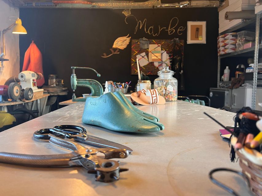 Athens: Make your own Leather Sandals Workshop - Step one: measuring your feet for a proper fit