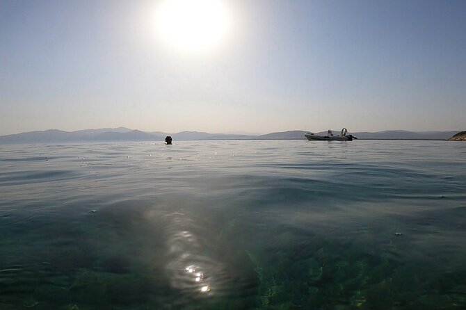 Athens, Nea Makri: Guided Small Group Snorkeling Boat Excursion - First water stop: rocky seabed near Marathon Cape