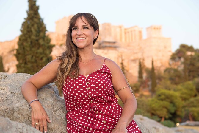 Athens Old City Private Photoshoot Tour/ 3hours - The Lysicrates Monument and the first old-city backdrop
