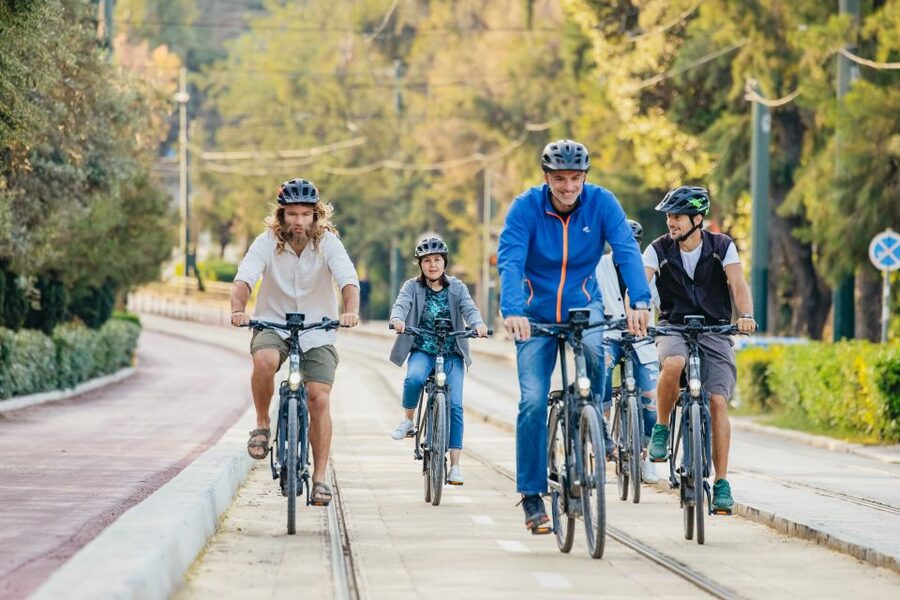 Athens: Old Town Highlights Guided E-Bike Tour - Monastiraki and the Athens City Cathedral