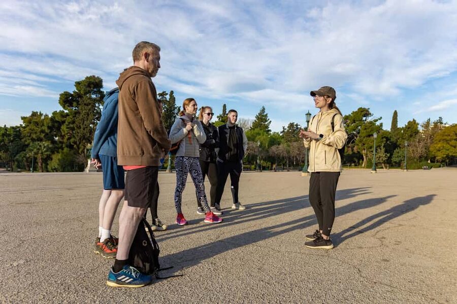 Athens: Olympic Games Workout Session - Entering the Panathenaic Stadium