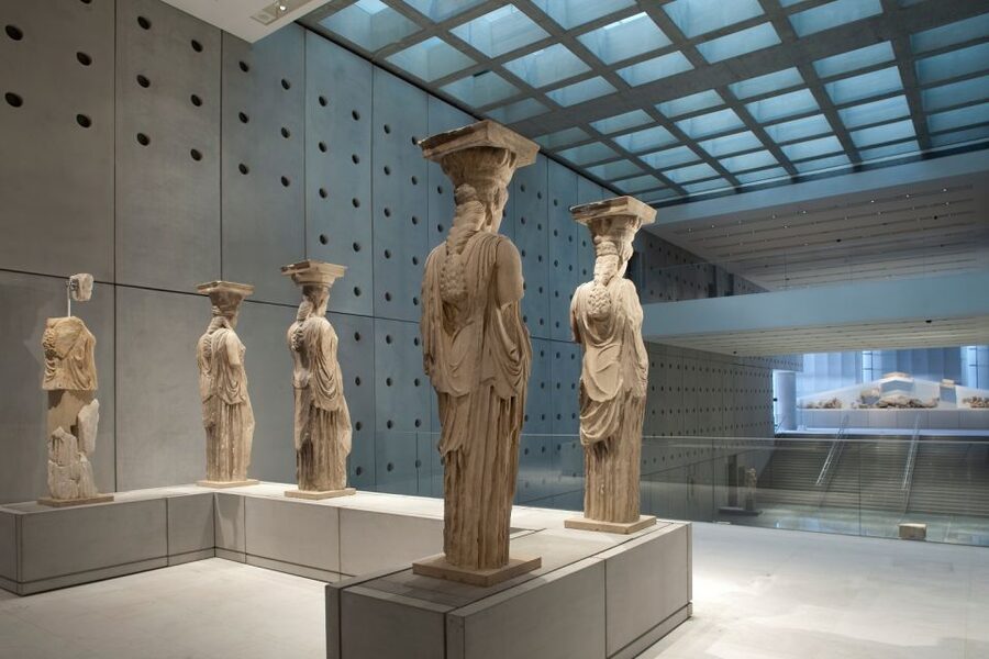 Athens: Panoramic Tour with Guided Acropolis & Museum Visit - Walking up to the Acropolis