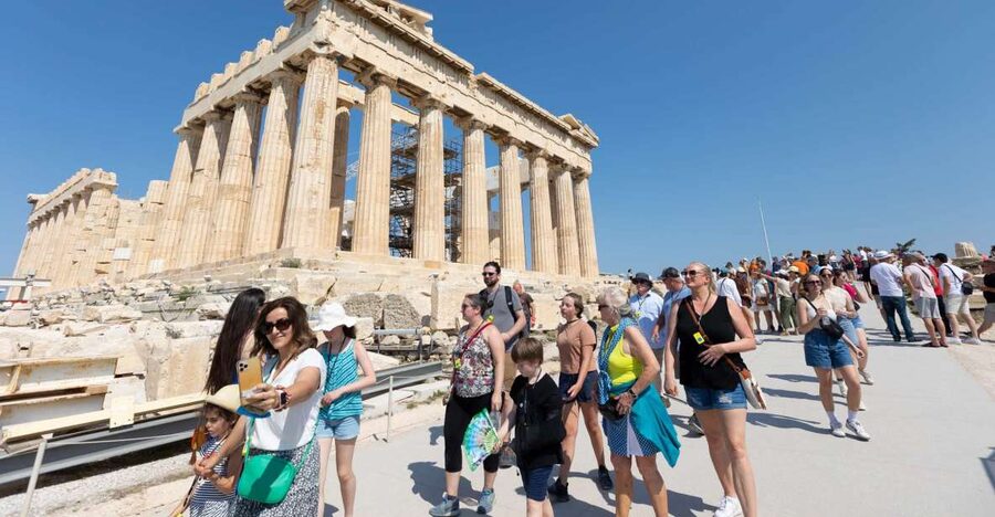 Athens: Panoramic Tour with Guided Acropolis & Museum Visit - The walk to the Acropolis Museum