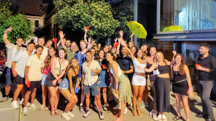Athens Party Pub Crawl with Unlimited Drinks & Club Access - Starting opposite Thissio metro