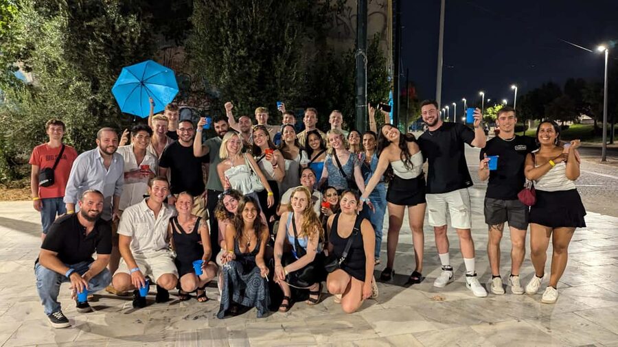 Athens Party Pub Crawl with Unlimited Drinks & Club Access - The nightclub, with entry already handled