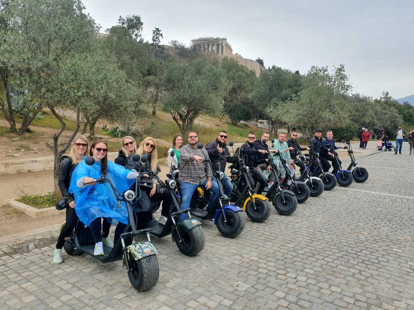 Athens: Premium Guided E-Scooter Tour in Acropolis Area - Temple of Olympian Zeus and the Arch of Hadrian