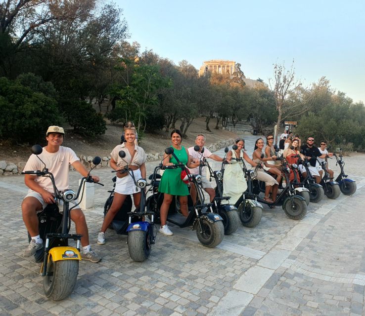 Athens: Premium Guided E-Scooter Tour in Acropolis Area - Philopappou Hill and the Prison of Socrates