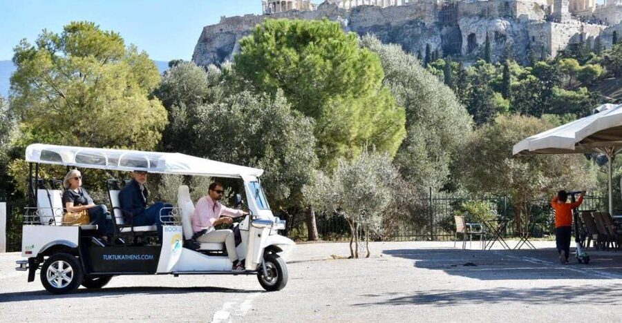 Athens: Private 3-Hour City Tour on Eco-Friendly Tuk Tuk - Thiseio and Monastiraki to finish the route